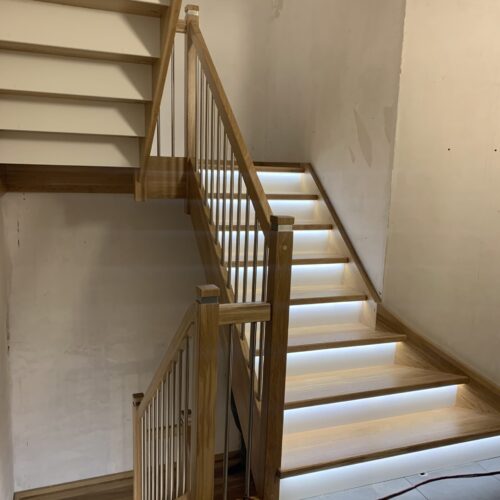 Holztreppen in Freistadt