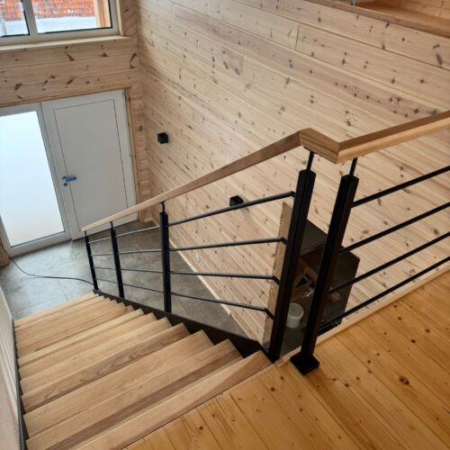 Holztreppen aus Polen für Mödling