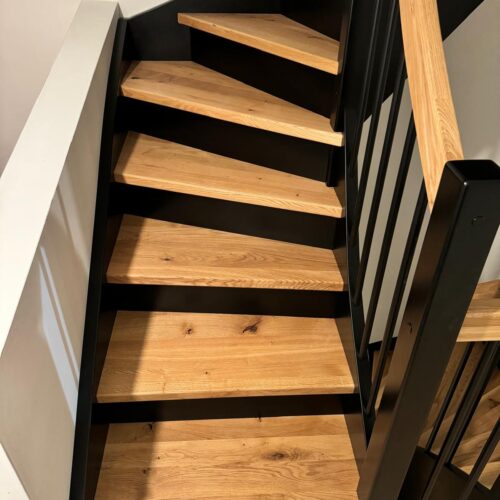 Holztreppen in Wiener Neustadt