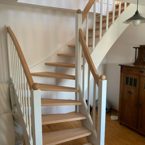 Holztreppen aus Polen für Perchtoldsdorf