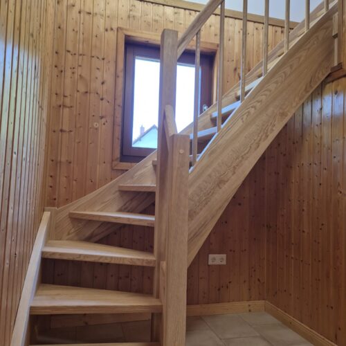 Holztreppen in Eisenstadt